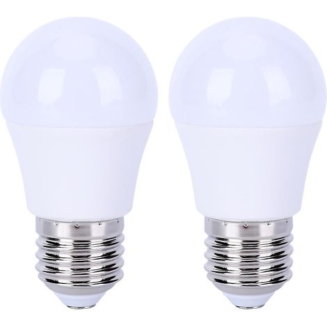 Lot de 2 ampoules LED E27 5W 5000K haute luminosité pour chambre ou salon (1/5)