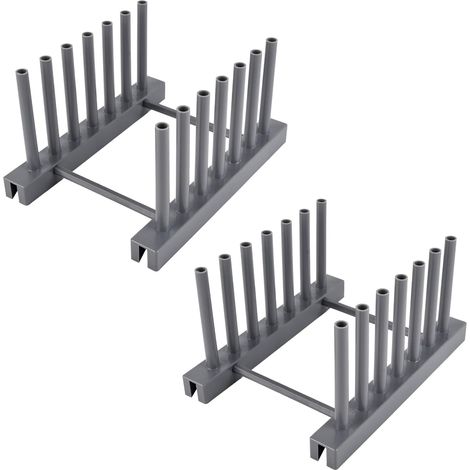 Lot de 2 Supports Couvercles, ABS, Organiseur Cuisine, Égouttoir Placard, Rangement Ustensiles (1/5)
