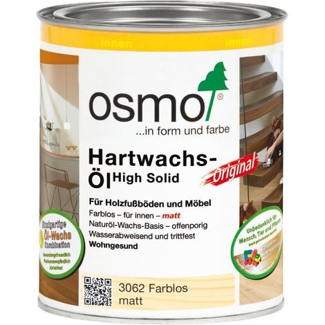Osmo Hartwachs-Öl Original Farblos Matt 0,75 l - 10300045