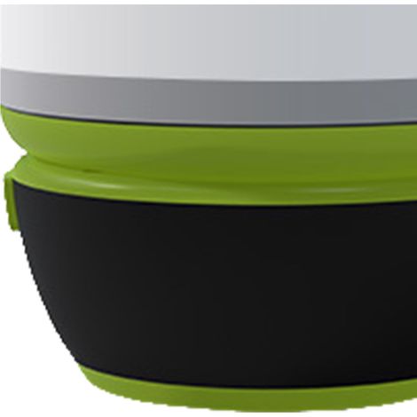 Campinglampe mit grüner LED, wiederaufladbar und dimmbar, aus hochleistungsfähigem, tragbarem ABS-Material, Notlampe für den Außenbereich. (1/4)