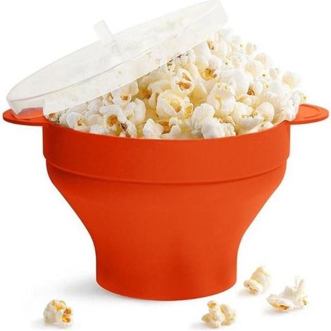 Macchina per popcorn in silicone, adatta al microonde. (1/5)