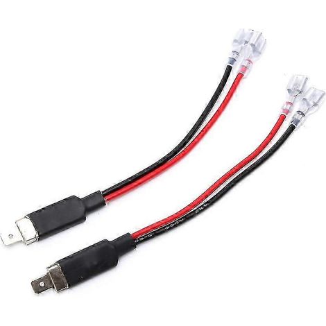 2x Adaptateur de câblage de remplacement pour ampoule de phare H1 LED, connecteur et support. (1/5)