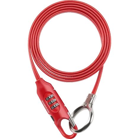 Antivol de vélo portable (rouge), haute sécurité (1/5)