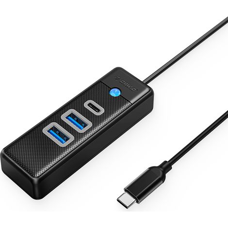 Concentrador divisor USB-C - USB-A USB-C PWC2U-C3 - negro (1/4)