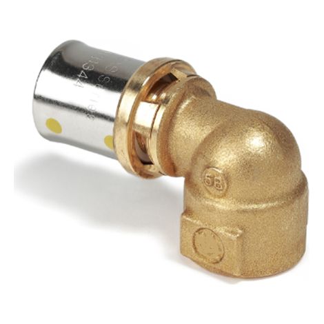 Raccordo Curvo 90° 3/4"x26x3 Femmina per Multistrato GIACOMINI RM129Y249