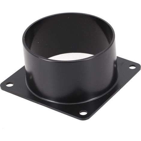Connecteur à bride murale en ABS pour conduit d'air, joint à bride inférieure carrée de ventilateur d'air frais pour tuyaux de 75 mm (1/5)