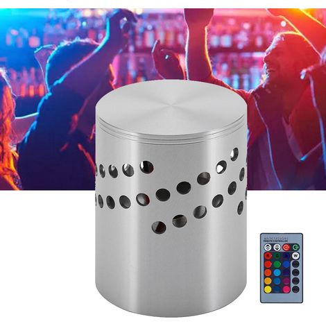 Applique murale LED 3W en aluminium avec télécommande, idéale pour l'éclairage intérieur de bars et karaokés. (1/5)