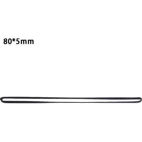 5-mm-Gummiantriebsriemen für Plattenspieler – 80 mm gebogenes, gefülltes Zubehör