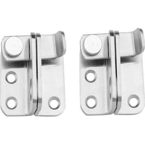 2 Pack Heavy Duty Stainless Steel Toggle Latch Catch for Front Door, Cabinet, Window (Left Open) (1/4)