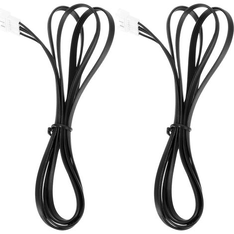 Lot de 2 câbles pour moteurs pas à pas d'imprimantes 3D - Câble d'extension de 1 m (39,4 pouces) à 4 pour moteurs d'extrudeuse, compatible avec les systèmes Ender 3 V2, CR10 et Direct (1/5)
