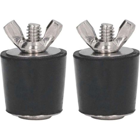 Bouchons de piscine en caoutchouc Ulisem, lot de 2, bouchons coniques, accessoires de piscine, 25 mm, résistants au froid