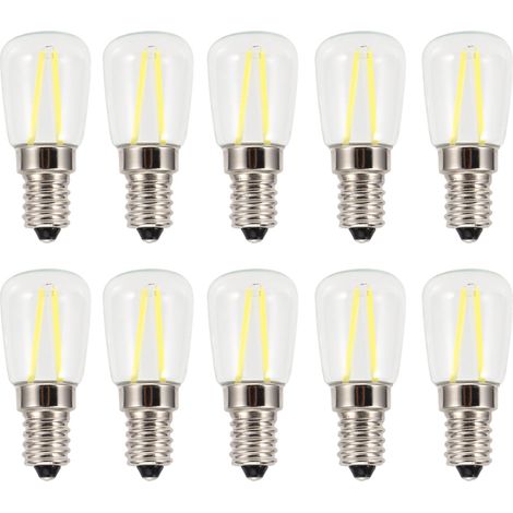 10pcs Mini Ampoule LED E14 Dimmable 1.5W AC 110V pour Lustre Applique Éclairage à Maison