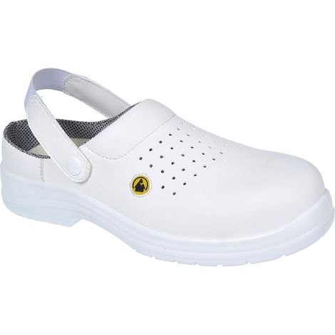 Scarpa di sicurezza ventilata in composito ESD Sb Ae colore: bianco taglia 45 - Portwest
