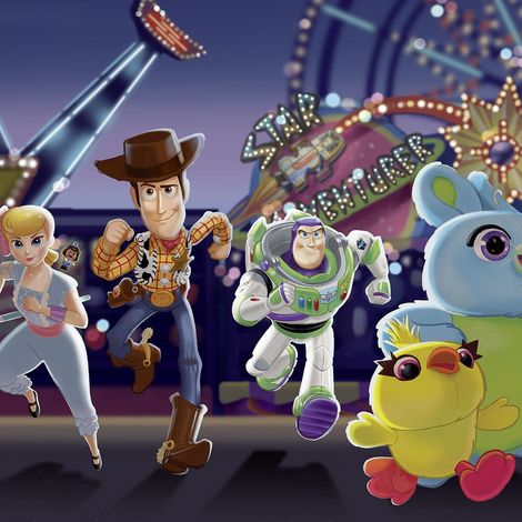papier peint panoramique Toy Story multicolore  - Komar