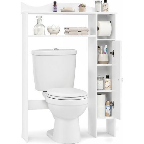 COSTWAY Mensola da Bagno sopra WC, Mobile sopra WC Salvaspazio (1/5)