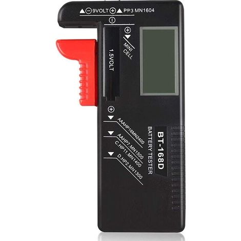 Testeur de piles numérique, testeur de batterie domestique universel pour piles bouton AAA AA C D 9V 1.5V-LIAIKI (1/5)