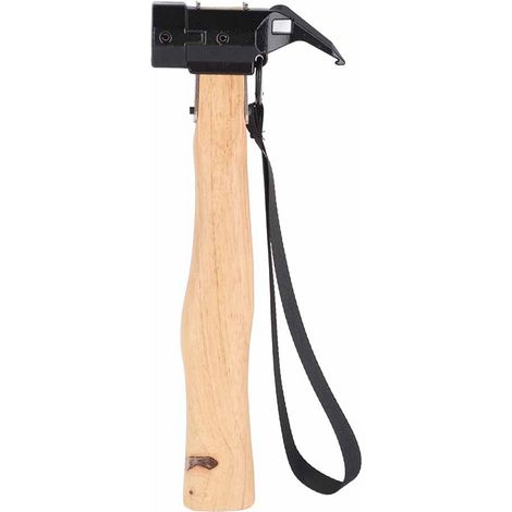 Marteau à griffe en acier carbone multifonction avec manche en bois pour travaux de réparation (1/3)