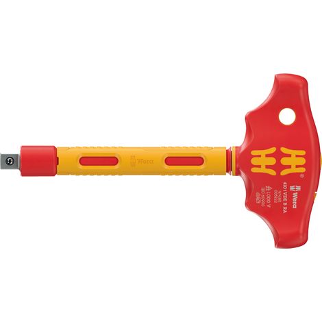 Wera 410 i VDE B RA VDE-isolierter Quergriff-Adapterschraubendreher mit Rat (1/5)