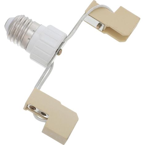 Adaptador de portalámparas cerámico E27 a R7s de 118 mm, convertidor para bombillas halógenas y LED, base de lámpara duradera, para uso eléctrico doméstico y profesional. (1/5)