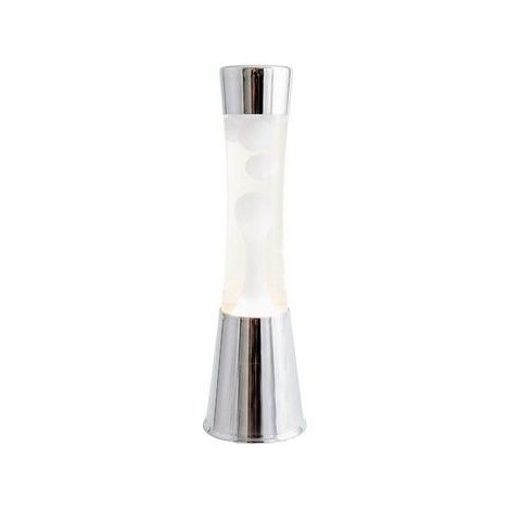 Lampada Lava LED RGB Cromo 30x12.5x21.7cm FISURA
