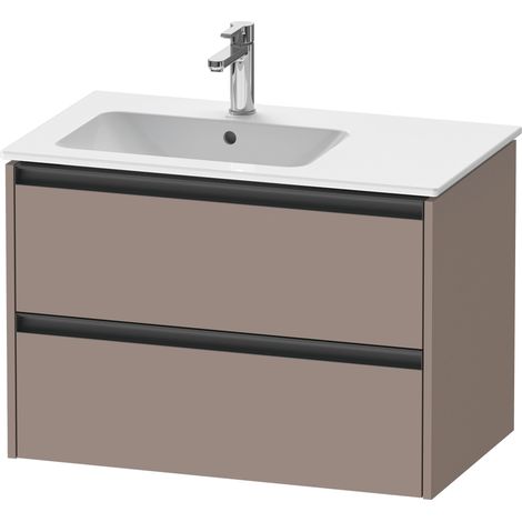 Duravit Ketho.2 bâti-support pour lavabo suspendu, 2 tiroirs,