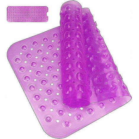 Rutschfeste Badematte, antibakterielle PVC-Badematte, saugfähige Duschmatte, 200 g, 100 x 40 cm (1/5)
