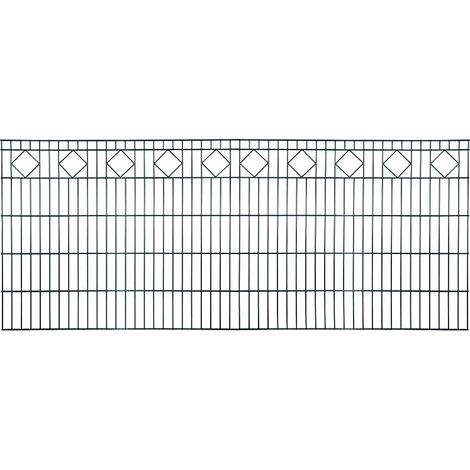 CARO Zaun RAL 7016 anth 2510 x 1200 mm, Stäbe 6/5/6 mm
