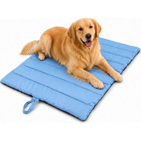 Tappetino per cani da esterno idrorepellente 110 x 68 cm Verde militare Coperta lavabile per cani per auto e bagagliaio Tappetino antistatico per cani da campeggio Pieghevole (1/5)