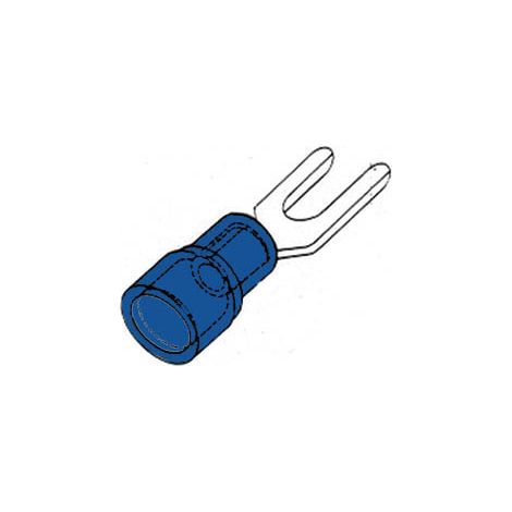 Cuneo a forche 4 3mm - Blu (1/2)