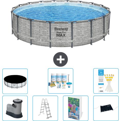 Bestway Steel Pro MAX Rund - 549x122 cm - 8-teilig S632