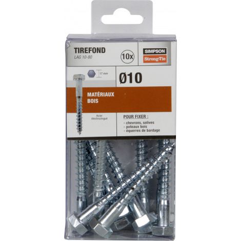 Ziehfix Sechskantkopf  10 Länge : Länge Durchmesser ∅8 mm