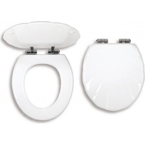 Novaservis Prestige - Abattant WC Lyra, MDF, blanc WC/SOFTMUSLELY (1/3)