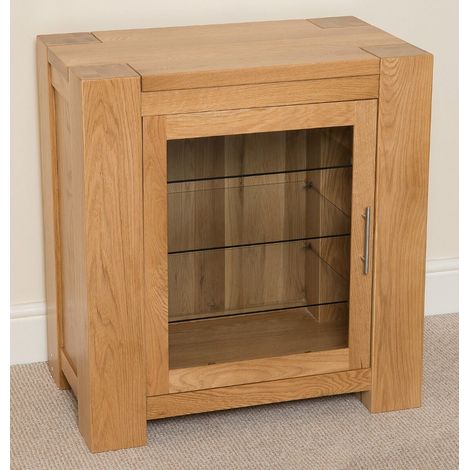 Kuba Solid Oak Media Unit with Storage (1/5)
