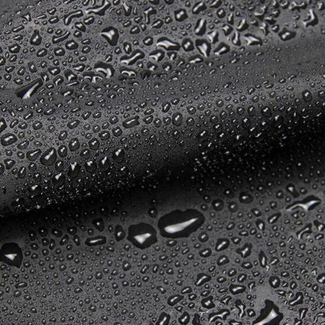 Housse De Barbecue - Polyester - Résistance À L'eau 1000 Mm - Ronde - 90x120 Cm - Noire (1/5)