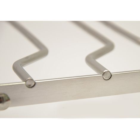 Grille de camping pliable, hauteur réglable, capacité de charge de 20 kg, en acier inoxydable résistant à la rouille. (1/5)