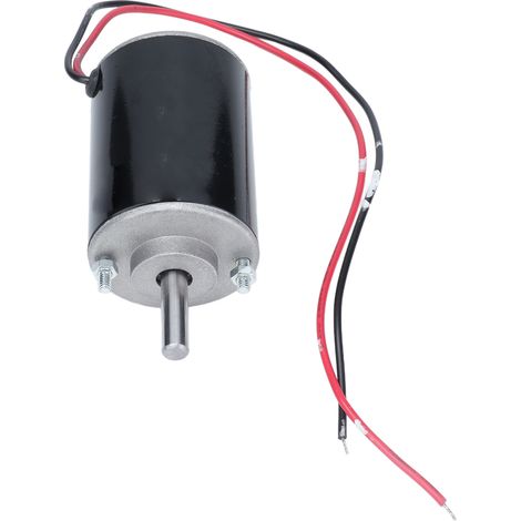 Moteur électrique à courant continu à aimant permanent haute vitesse pour tondeuses à gazon, rotation horaire/antihoraire, longueur d'arbre 26 mm, 24 V, 7 000 tr/min (1/5)