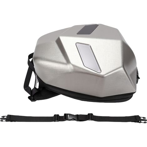 Sac à dos moto LED avec écran programmable, contrôle par application, casque rigide étanche pour voyage, camping et moto (1/5)