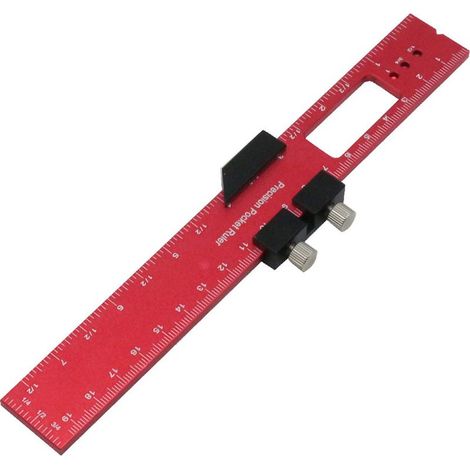 Gabarit de Scribe Positionnement Mesure Travail du Bois Aluminium [3PCS: H160+H200+H300] Échelle Métrique Impériale (1/5)
