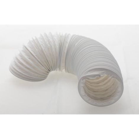Tuyau D'évacuation - PVC Flexible - Diamètre 100 mm - Longueur 3 m - Pour Climatisation Sèche-Linge Hotte - 1 Pièce (1/4)