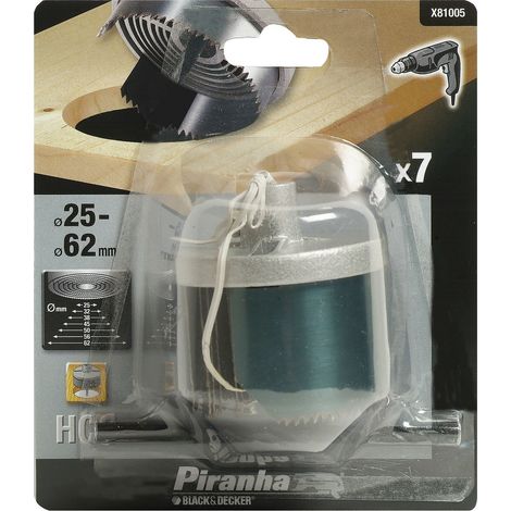 Seghe a tazza Black+Decker x81005 profondità 41 mm velocità 1500 rpm (1/2)