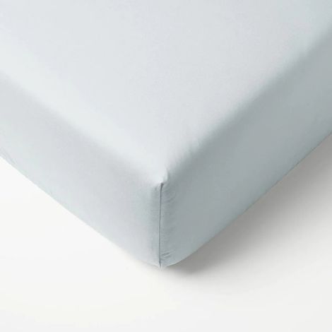 Drap-housse jersey bébé 100% coton Bleu 70x140x17 cm