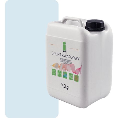 Imprimación de cuarzo para yeso de silicona 7,5 kg, blanco, azul claro F111 (1/5)