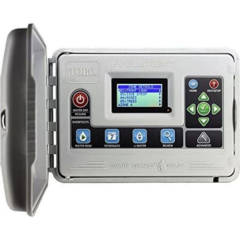 Programador de exterior Toro Evolution EVO-4OD-EU 4 estaciones ampliable a 16  Oferta exclusiva