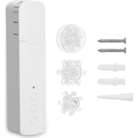 Rideau Motorisé Tuya WIFI M515EGWT, Moteur Intelligent pour Maison et Hôtel, Commande par Application Mobile et Voix, Tringle à Perles Électrique (1/5)