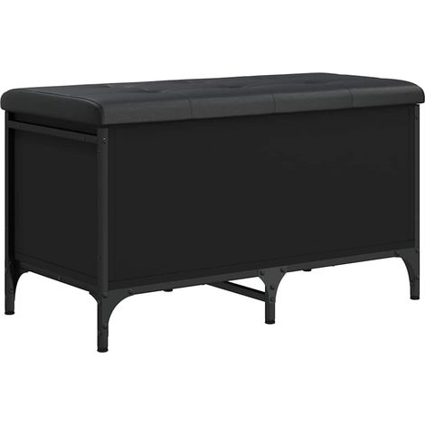 Maison Exclusive - Sitzbank mit Stauraum Schwarz 82x42x45 cm Holz