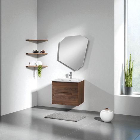 Mobile bagno 60 cm con specchio e base HAITI Tek (1/5)