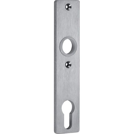 AMF Kurzschild 427Z, PZ 72, Schraublochabstand 67 mm, 156 x 32 x 6 mm, Edelstahl (1/5)