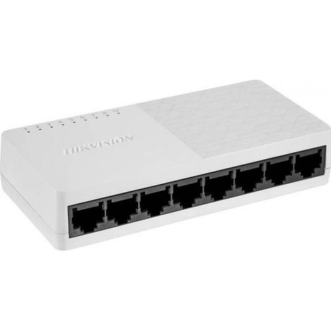 Hikvision DS-3E0508D-O switch di rete Gigabit Ethernet (10/100/1000) Nero, Bianco