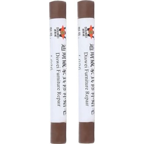2 pièces Crayon de réparation pour parquet et meubles, rénovation bois et composite, vert olive clair (1/5)