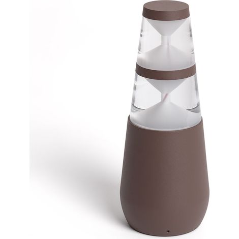 Balise Extérieure LED 8W sur Pied 38 cm en Saillie Danko Rouille (1/5)